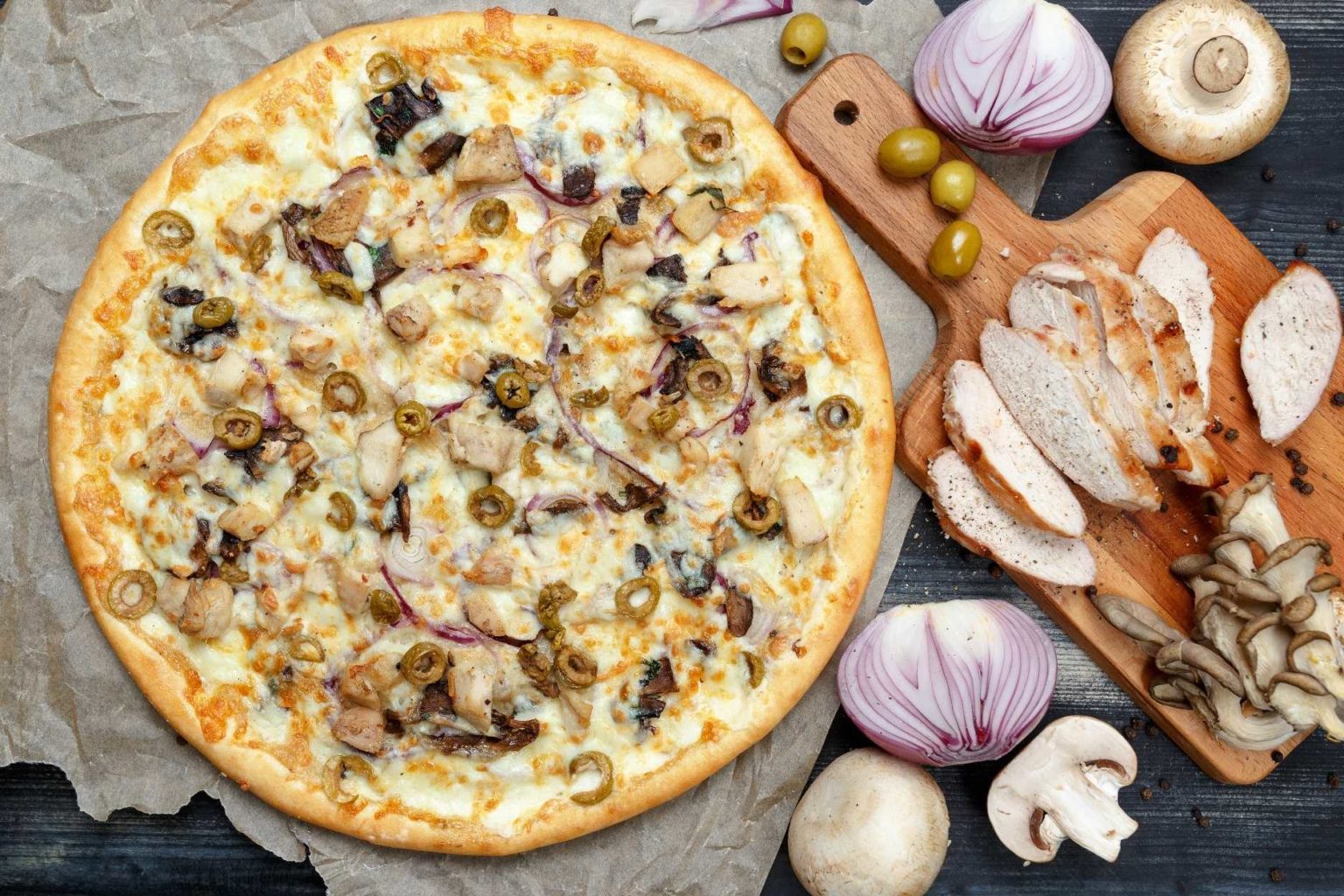 пицца грибная рецепт с фото пошагово шампиньонами фото 101